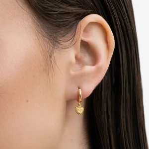 BRUNA The Label Amore Mini Hoops^ Ohrringe Mit Anhänger