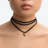 BRUNA The Label Amore Velvet Cord Necklace^ Choker