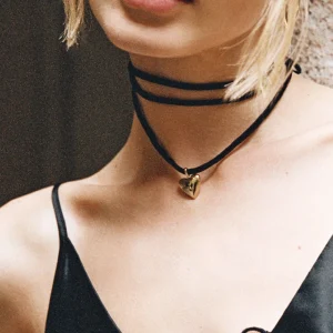 BRUNA The Label Amore Velvet Cord Necklace^ Choker