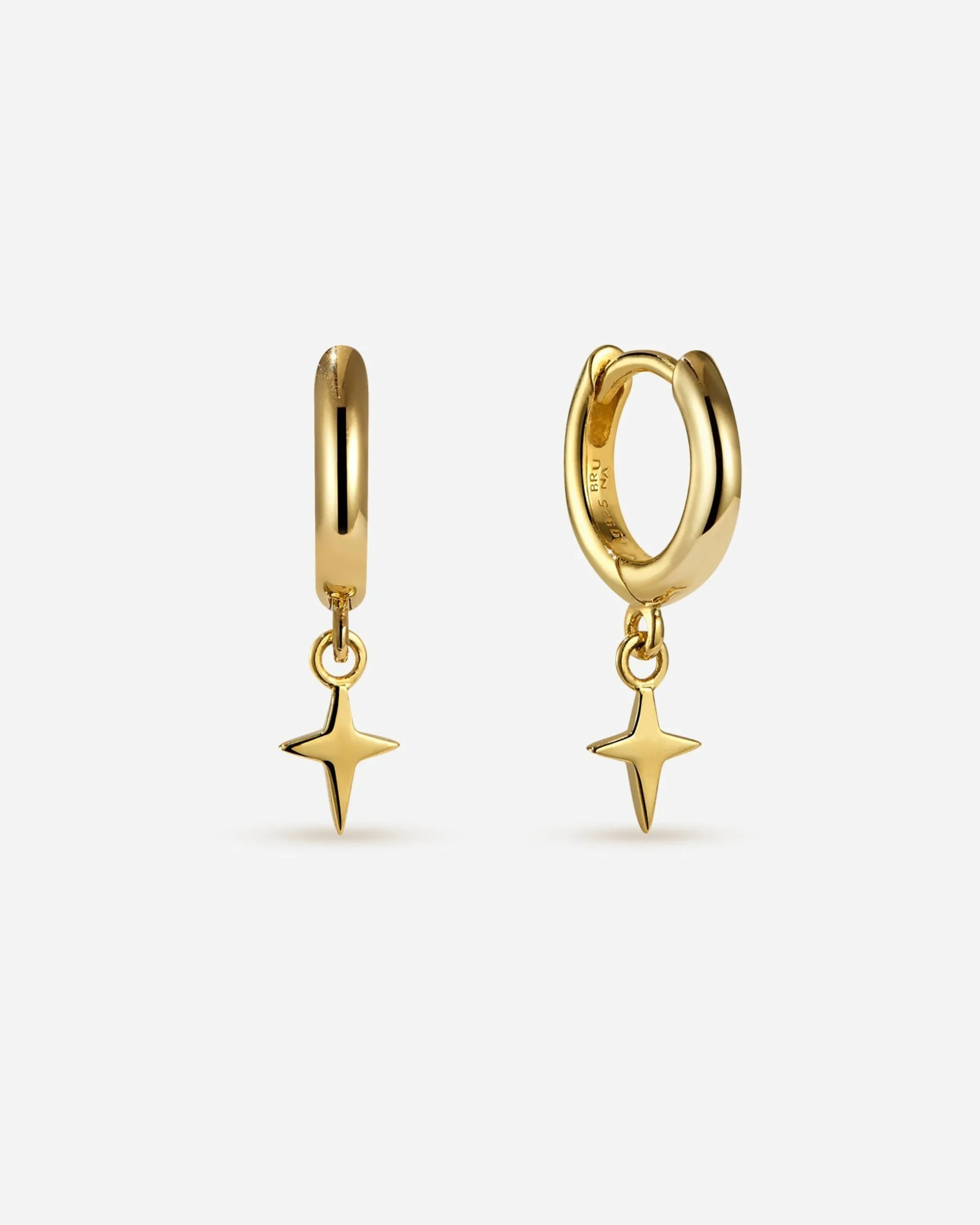 aurore_mini_hoops_0.webp BRUNA The Label Aurore Mini Hoops^ Ohrringe Mit Anhänger | Creolen