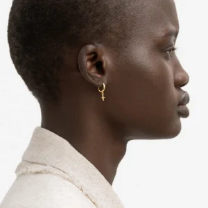 BRUNA The Label Aurore Mini Hoops^ Ohrringe Mit Anhänger | Creolen