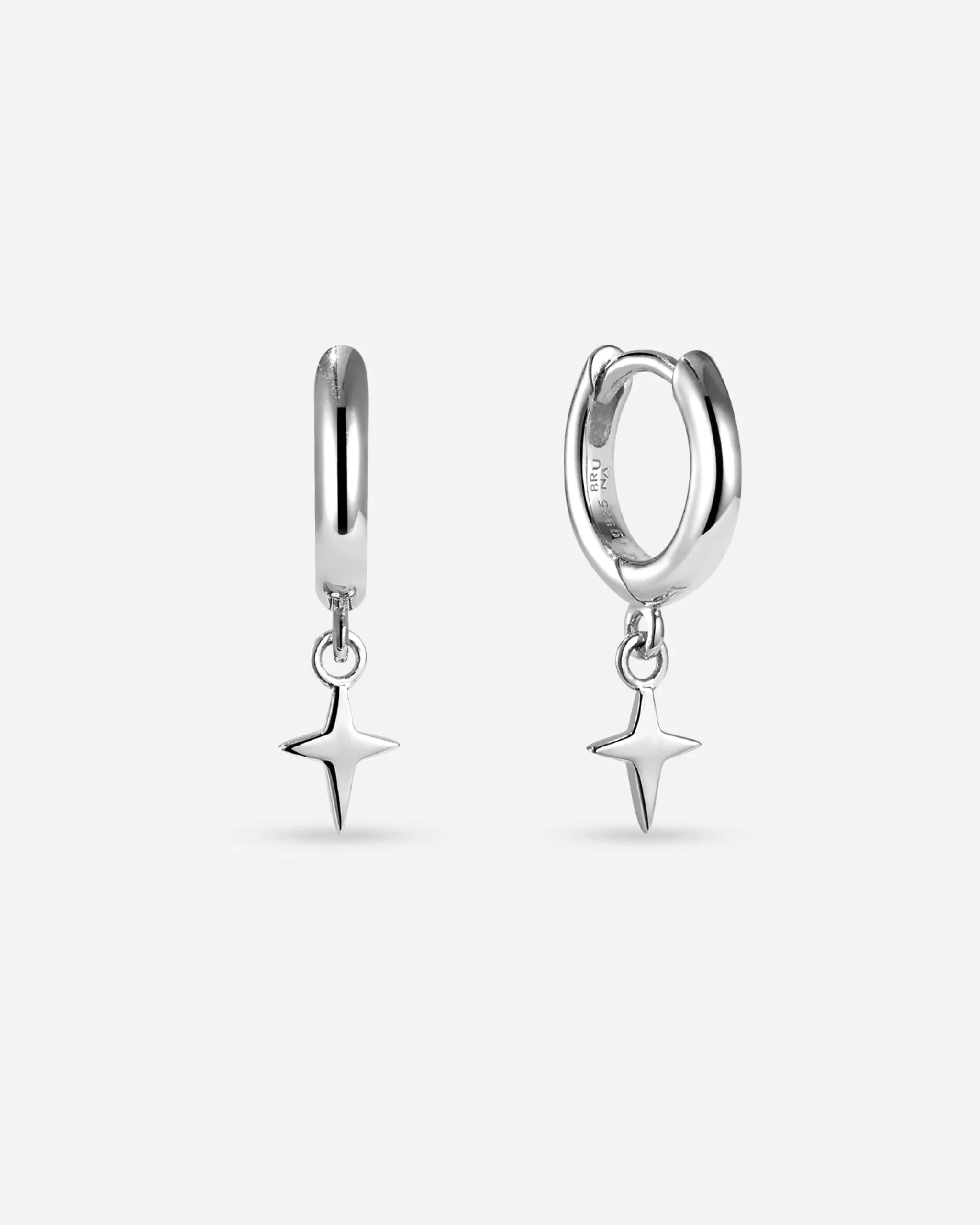 aurore_mini_hoops_7.webp BRUNA The Label Aurore Mini Hoops^ Ohrringe Mit Anhänger | Creolen