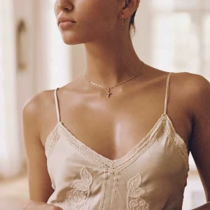 BRUNA The Label Aurore Onyx Mini Hoops^ Ohrringe Mit Anhänger | Creolen