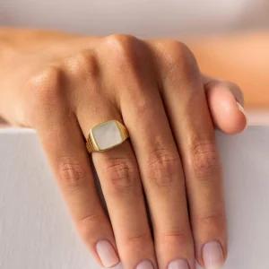 BRUNA The Label Avino Pearl Ring^ Siegel | Edelsteine