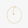 BRUNA The Label Bordeaux Anklet^ Fußkettchen Mit Perlen
