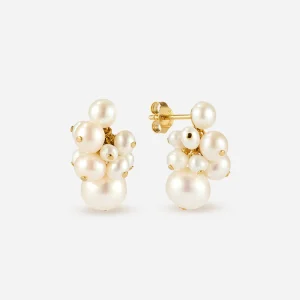 BRUNA The Label Bordeaux Earrings^ Studs | Perlen