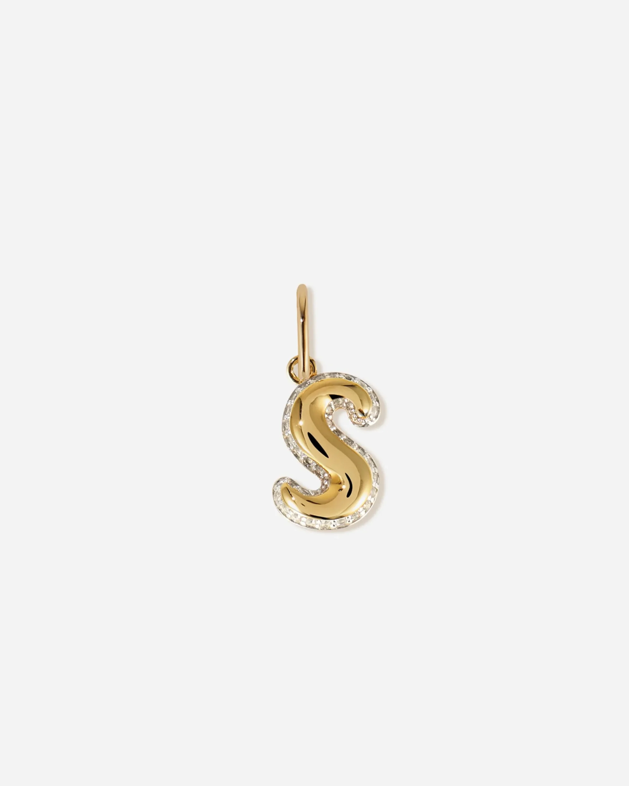bubble_letter_topaz_charm_10.webp BRUNA The Label Bubble Letter Topaz Charm^ Kettenanhänger | Buchstaben