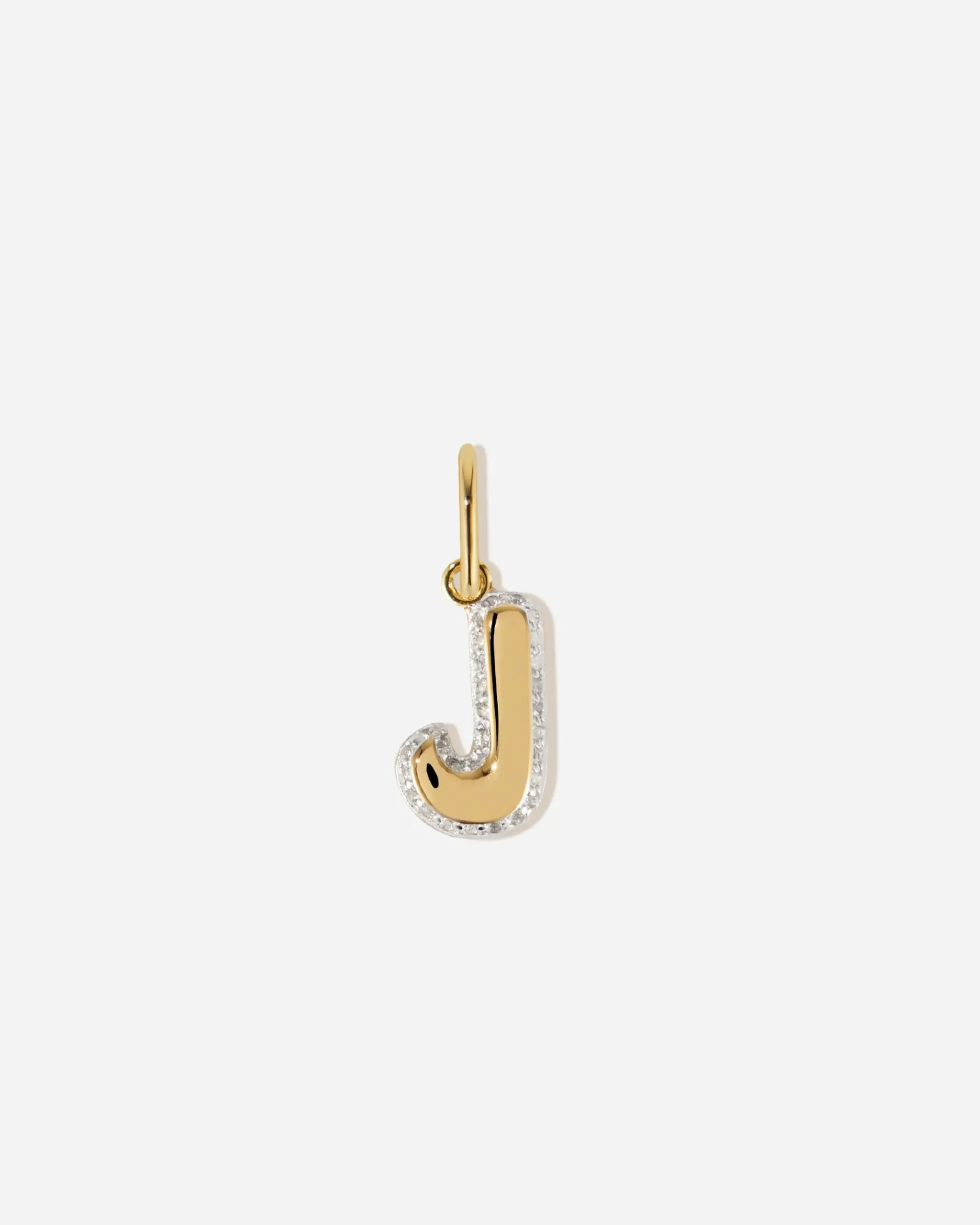 bubble_letter_topaz_charm_5.webp BRUNA The Label Bubble Letter Topaz Charm^ Kettenanhänger | Buchstaben