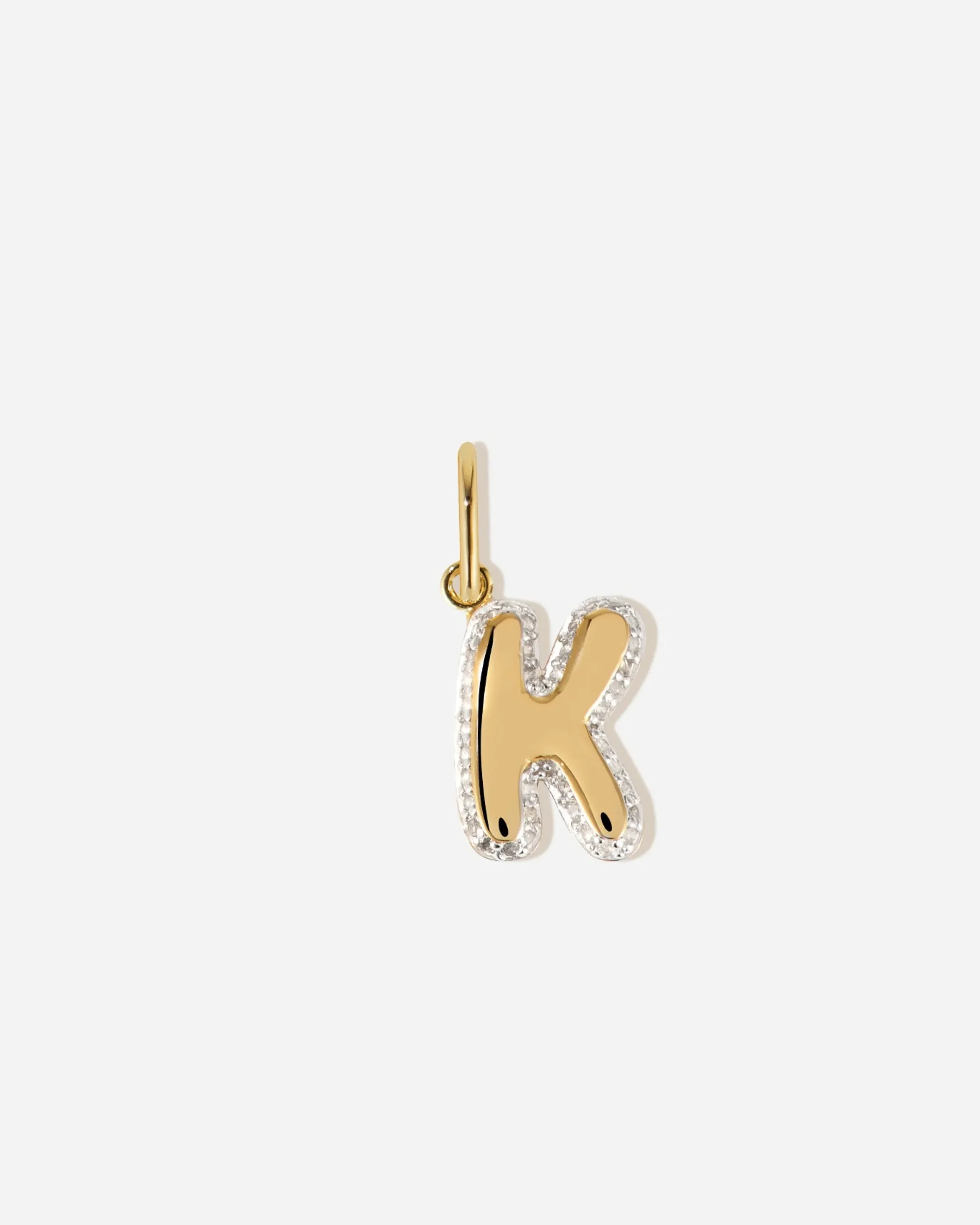 bubble_letter_topaz_charm_6.webp BRUNA The Label Bubble Letter Topaz Charm^ Kettenanhänger | Buchstaben