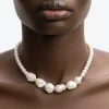 BRUNA The Label Champagne Necklace^ Perlen | Statement