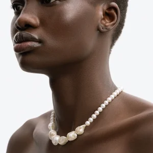 BRUNA The Label Champagne Necklace^ Perlen | Statement