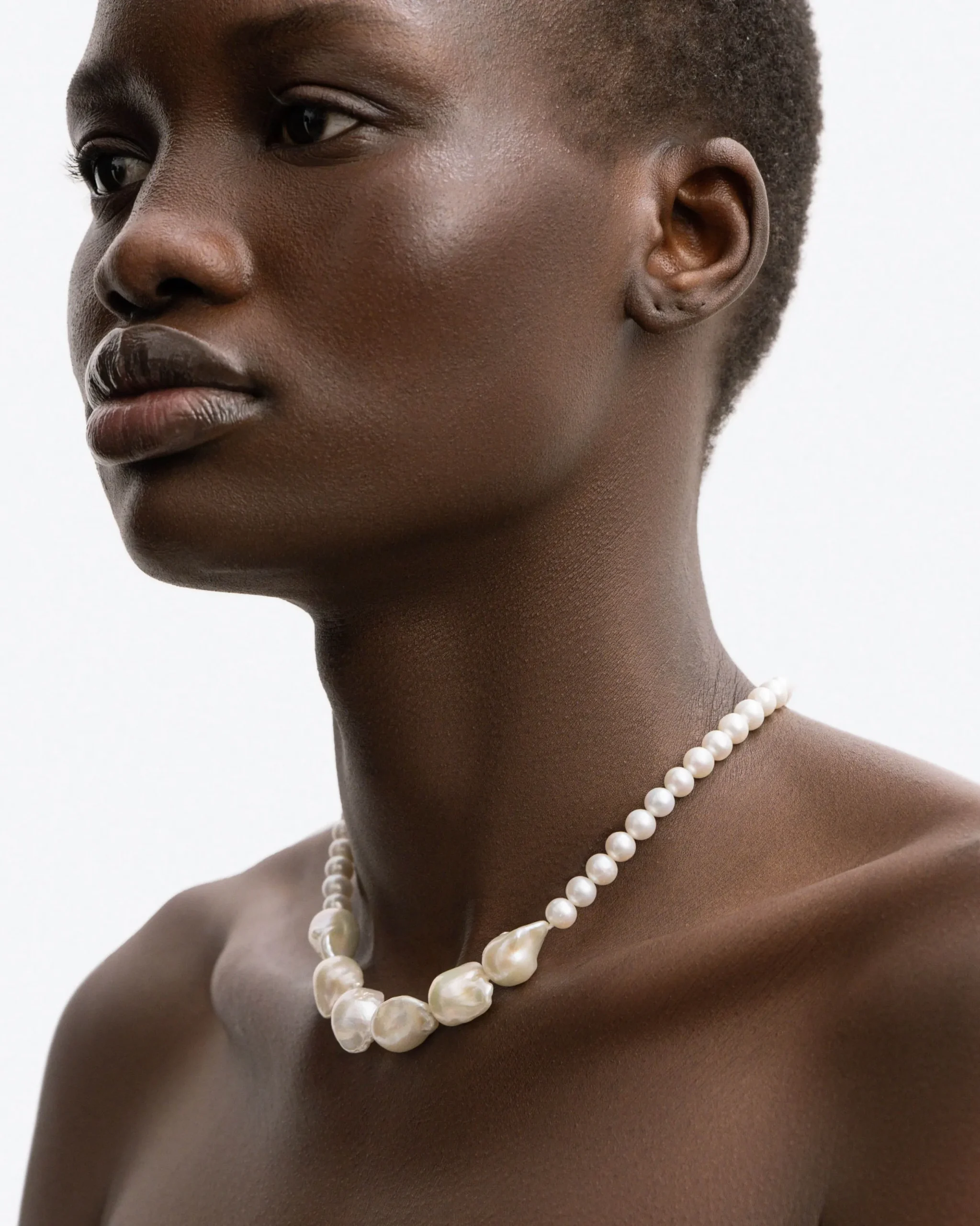 champagne_necklace_3.webp BRUNA The Label Champagne Necklace^ Perlen | Statement