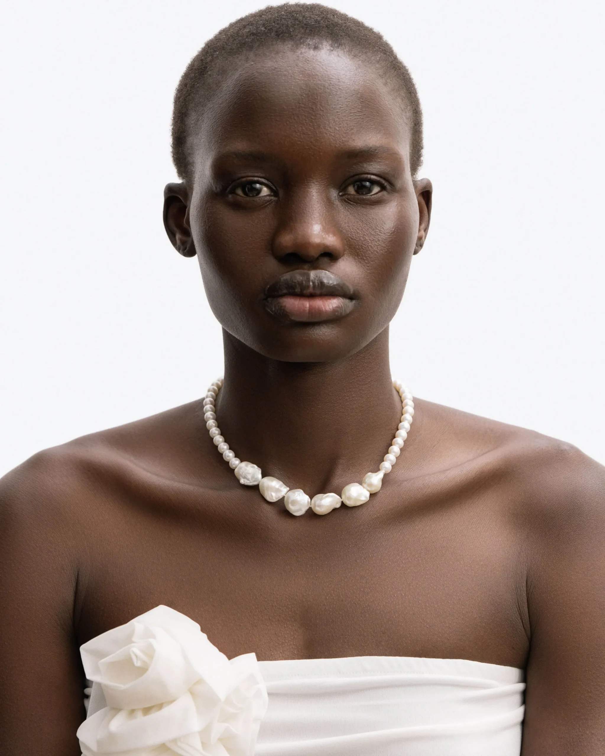 champagne_necklace_4.webp BRUNA The Label Champagne Necklace^ Perlen | Statement