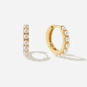 BRUNA The Label Faraglioni Medium Hoops^ Creolen | Perlen