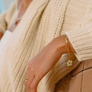 BRUNA The Label Fleur Charm Buttermilk^ Kettenanhänger