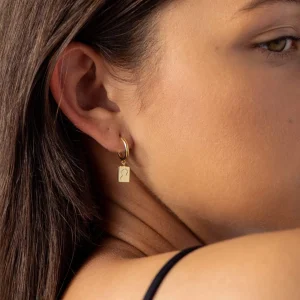 BRUNA The Label Florence Hoops^ Ohrringe Mit Anhänger | Creolen