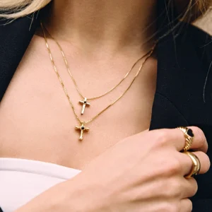 BRUNA The Label Fortuna Onyx Necklace^ Filigrane Ketten