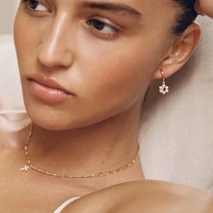 BRUNA The Label Gironde Onyx Mini Hoops^ Ohrringe Mit Anhänger | Creolen