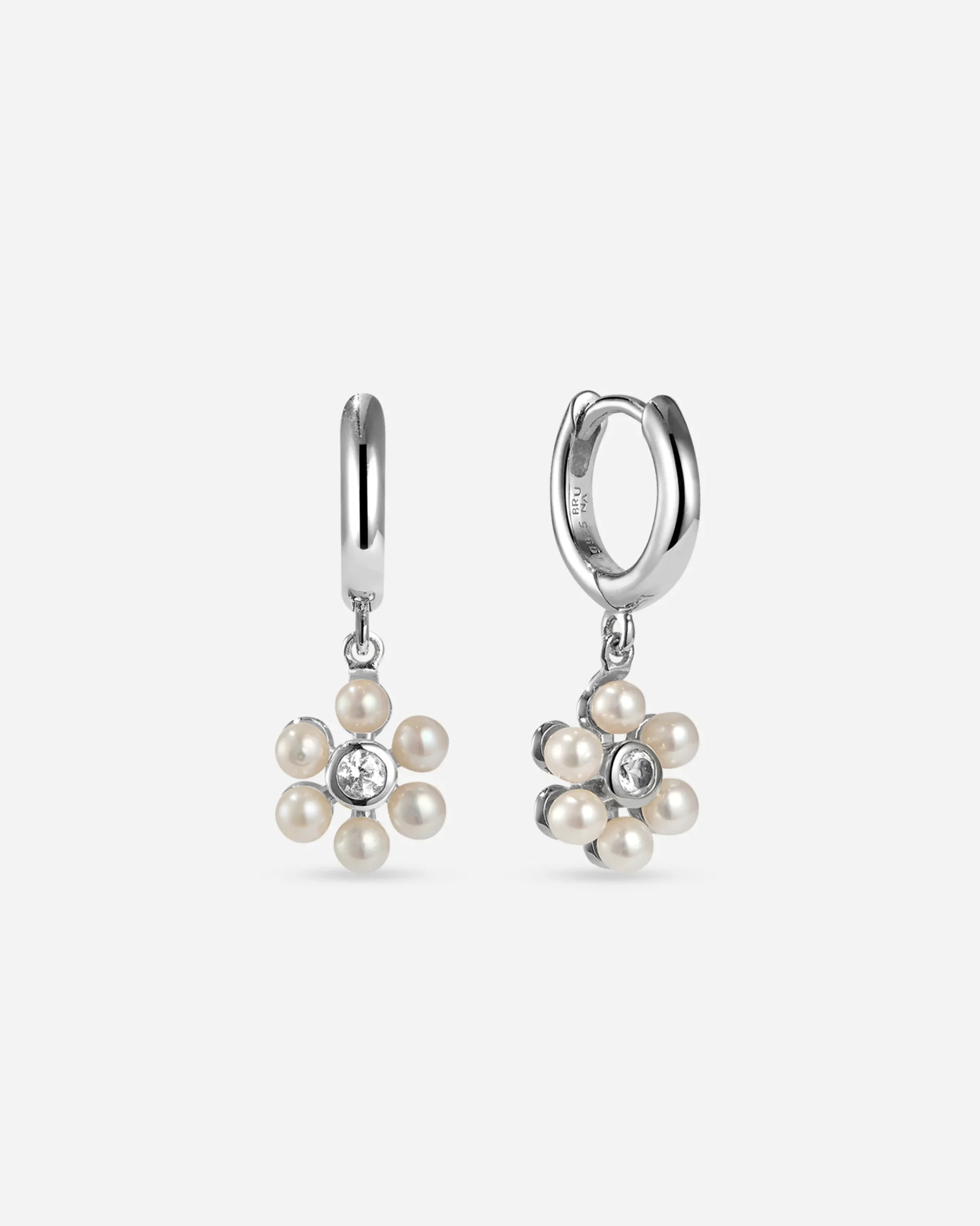 gironde_topaz_mini_hoops_6.webp BRUNA The Label Gironde Topaz Mini Hoops^ Ohrringe Mit Anhänger | Creolen
