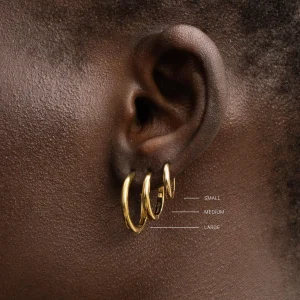 BRUNA The Label Isola Small Hoops^ Creolen