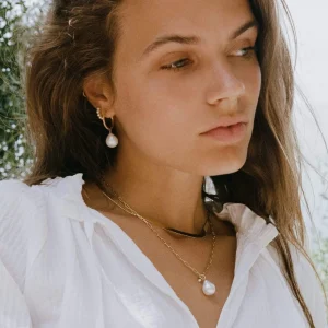 BRUNA The Label La Perla Hoops^ Ohrringe Mit Anhänger | Creolen