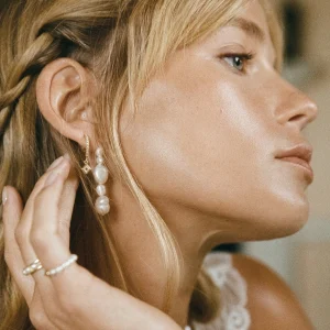 BRUNA The Label Lacona Hoops^ Ohrringe Mit Anhänger
