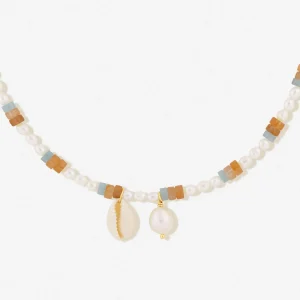 BRUNA The Label Mare Necklace^ Bunt | Perlen