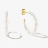 BRUNA The Label Marinella Hoops^ Creolen | Perlen