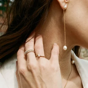 BRUNA The Label Marino Ring^ Stacking-Ringe | Perlen