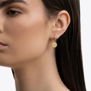 BRUNA The Label Milos Mini Hoops^ Ohrringe Mit Anhänger | Creolen