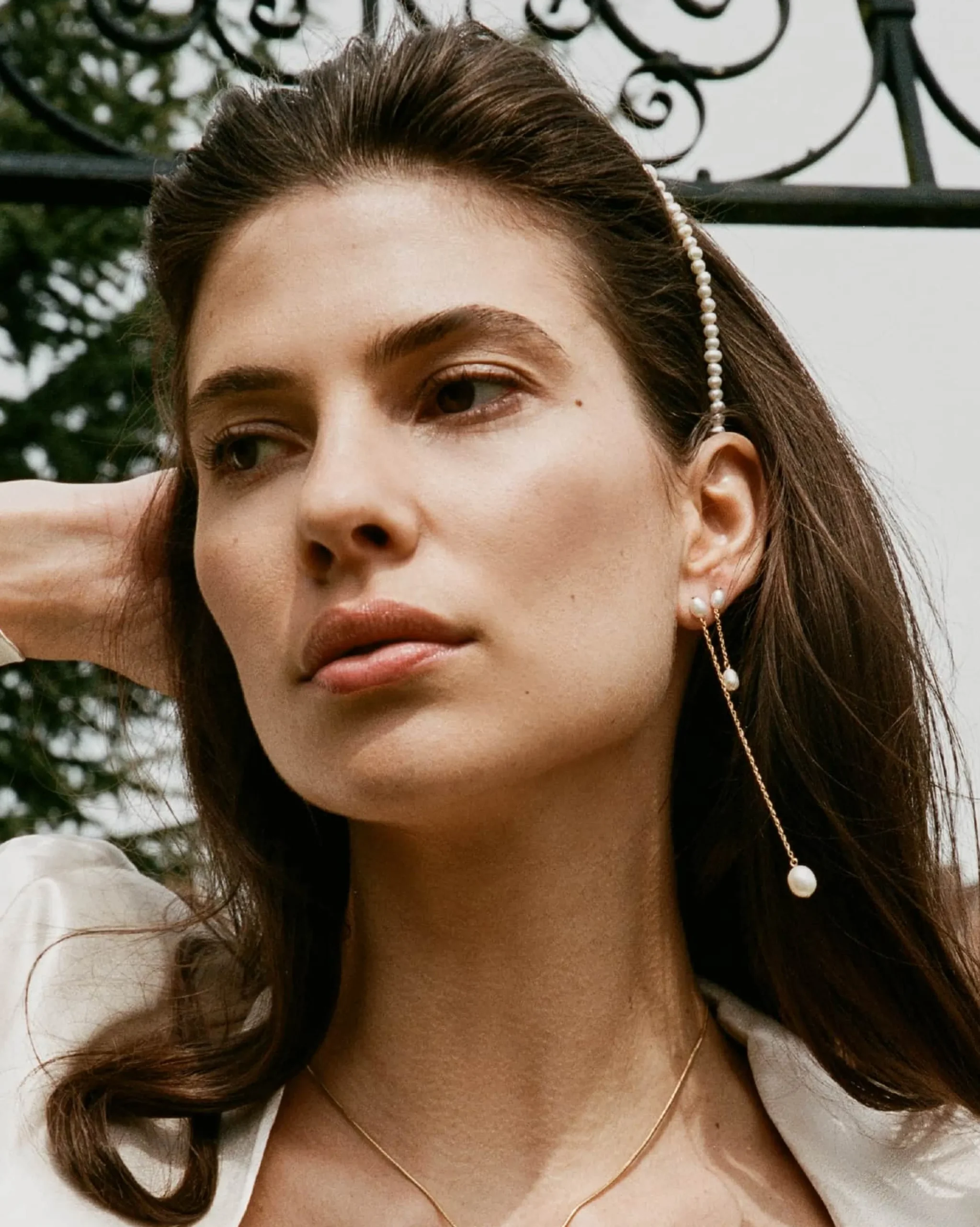 paloma_short_earrings_3.webp BRUNA The Label Paloma Short Earrings^ Drop | Perlen