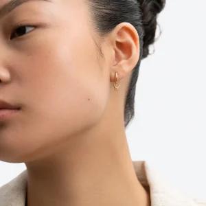 BRUNA The Label Papillon Mini Hoops^ Ohrringe Mit Anhänger | Creolen
