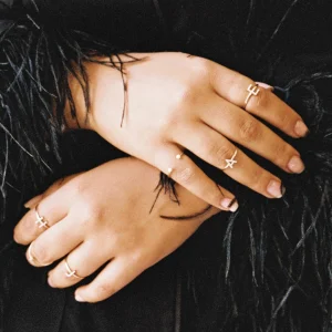 BRUNA The Label Rivoli Ring^ Stacking-Ringe | Perlen