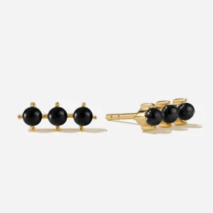 BRUNA The Label Rochelle Onyx Earrings^ Studs