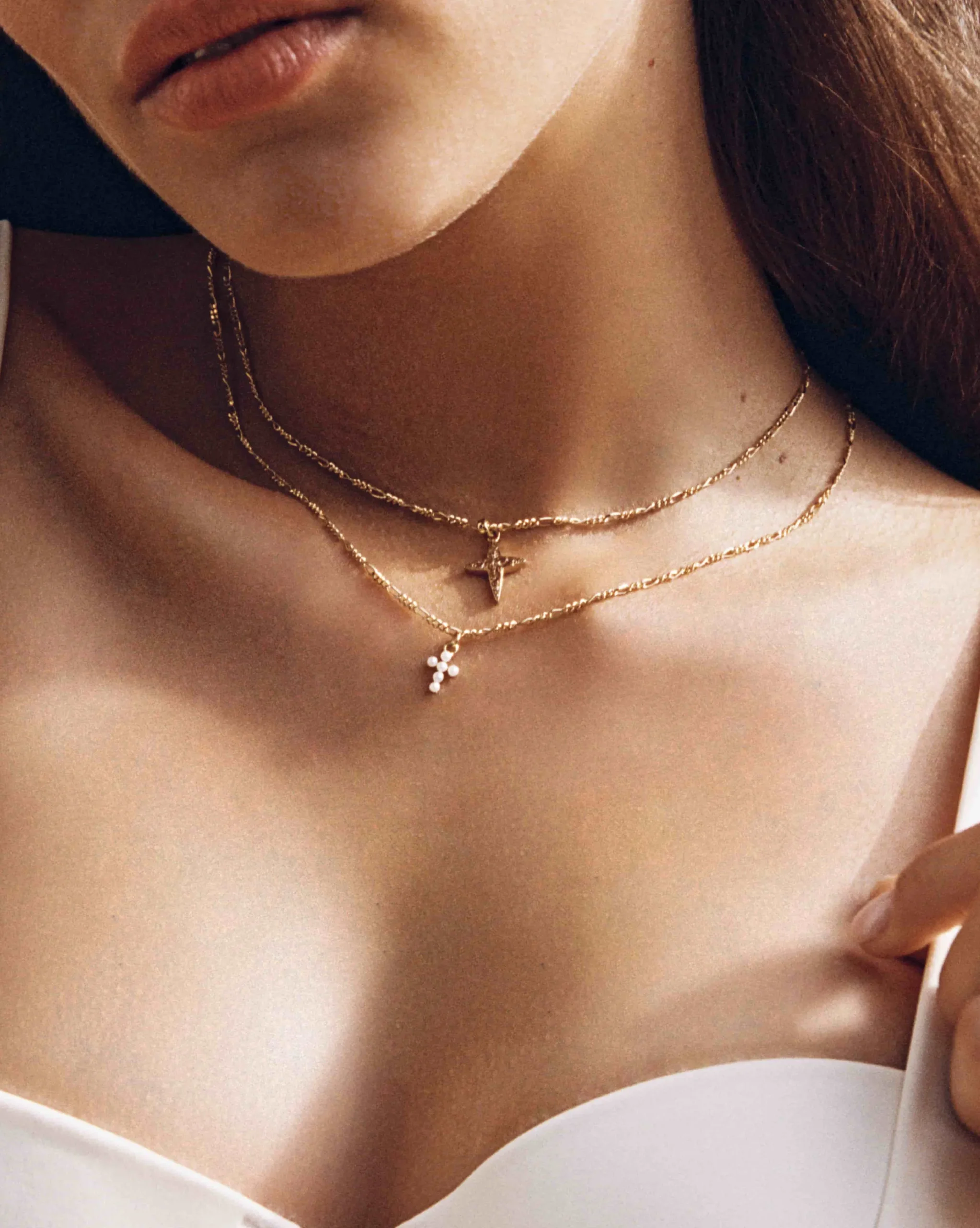 saintsavin_necklace_7.webp BRUNA The Label Saint-Savin Necklace^ Charms | Perlen