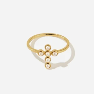 BRUNA The Label Saint-Savin Pearl Ring^ Stacking-Ringe | Edelsteine