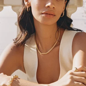 BRUNA The Label Saint-Tropez 14k Gold Hoops^ Creolen