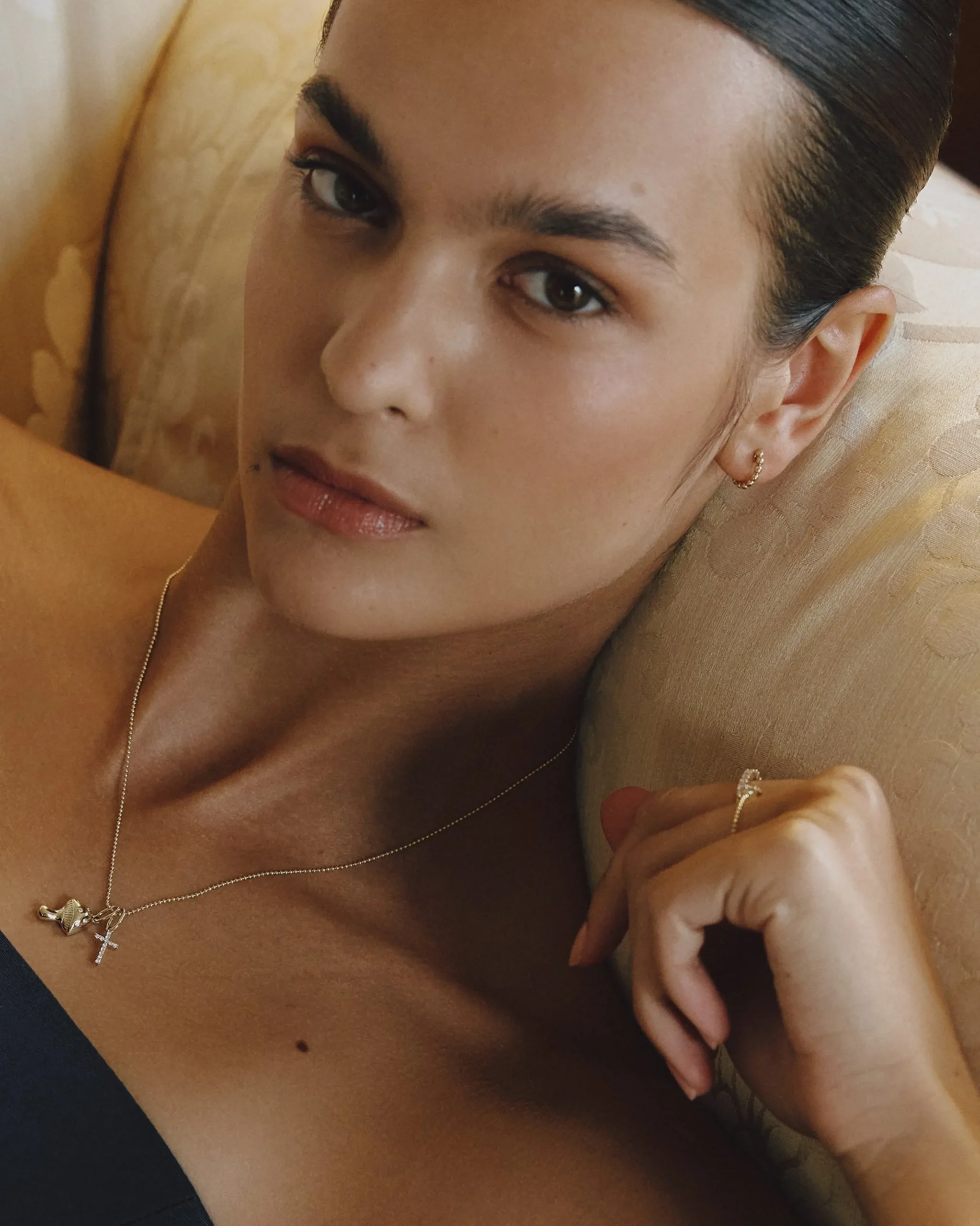 samos_k_gold_hoops_4.webp BRUNA The Label Samos 14k Gold Hoops^ Creolen