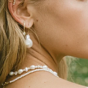 BRUNA The Label Sanremo Hoops^ Ohrringe Mit Anhänger | Creolen