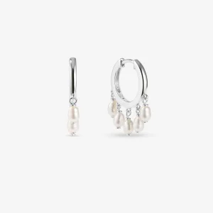 BRUNA The Label Taormina Mini Hoops^ Creolen | Perlen