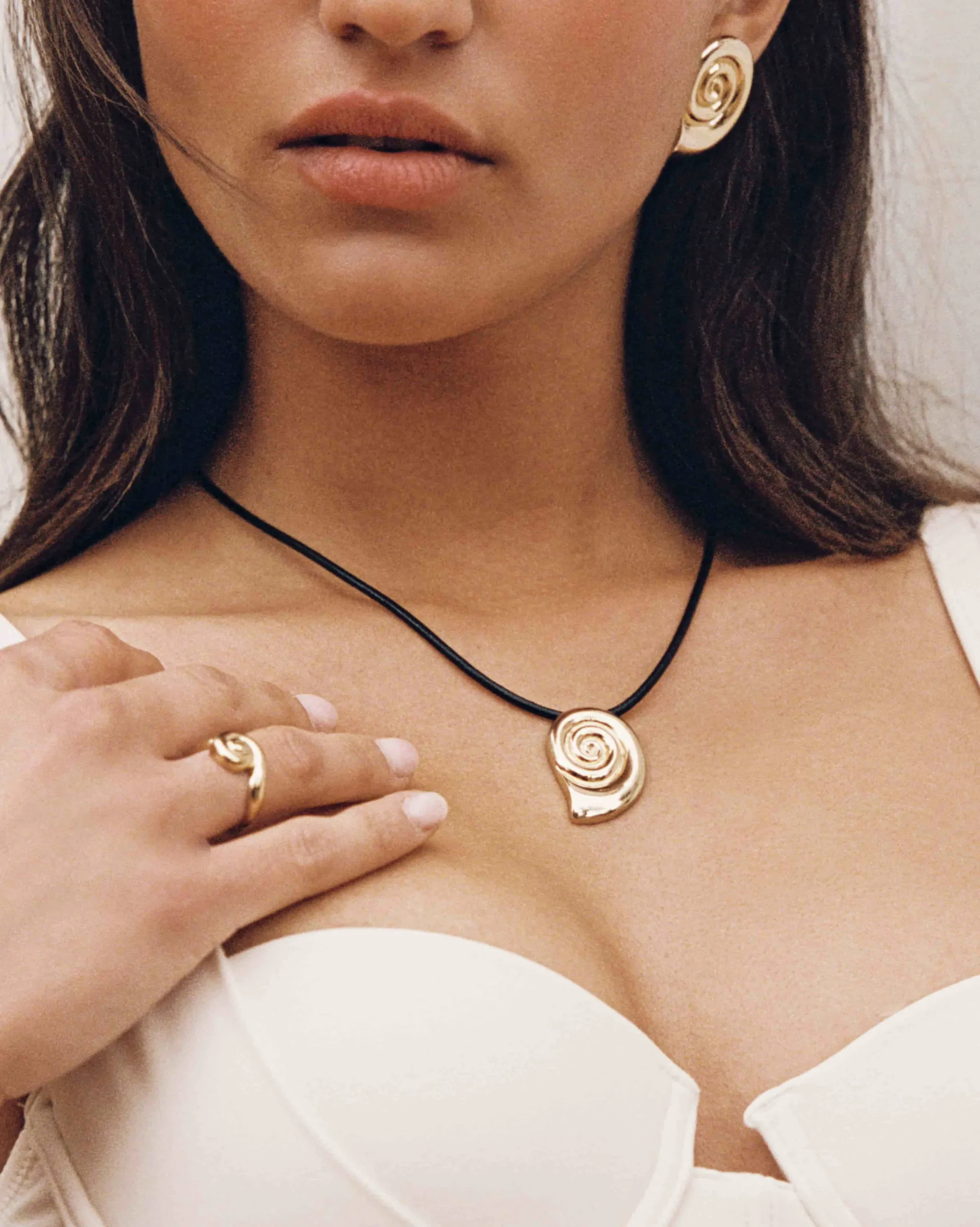 taranto_cord_necklace_5.webp BRUNA The Label Taranto Cord Necklace^ Charms | Statement