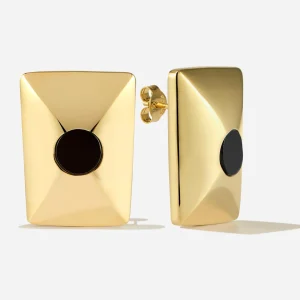 BRUNA The Label Trevi Onyx Earrings^ Studs