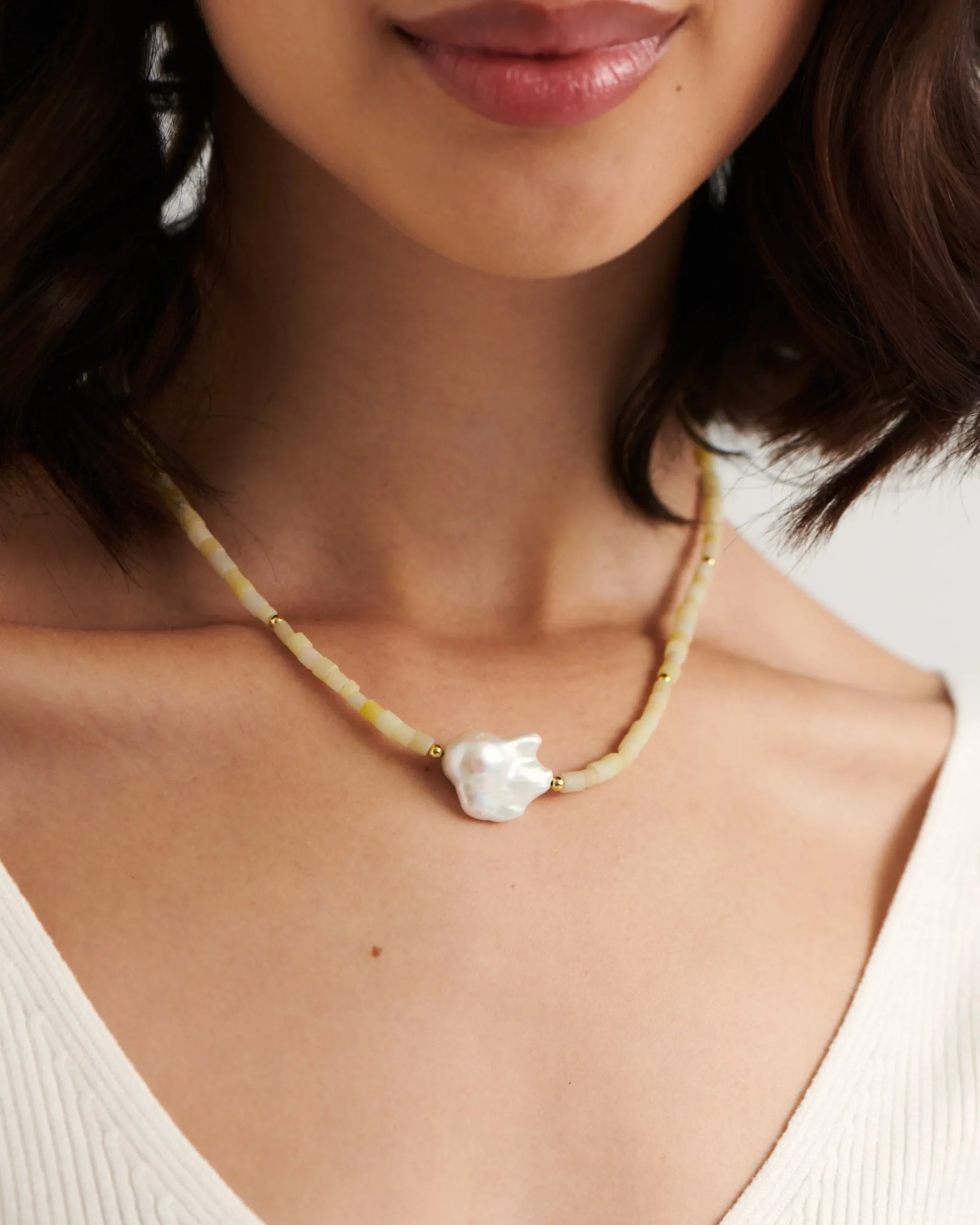 valencia_necklace_3.webp BRUNA The Label Valencia Necklace^ Perlen | Statement